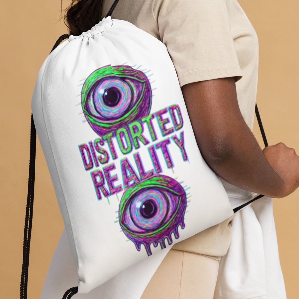 Distorted Reality™ Drawstring Bag - Image 4