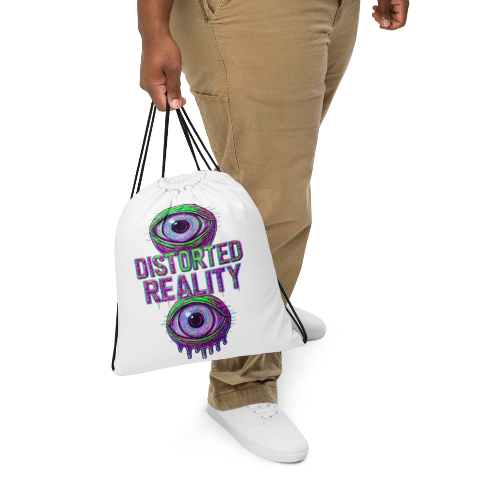 Distorted Reality™ Drawstring Bag - Image 3