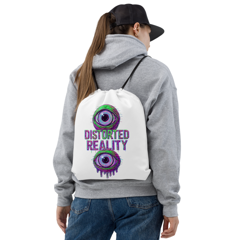 Distorted Reality™ Drawstring Bag