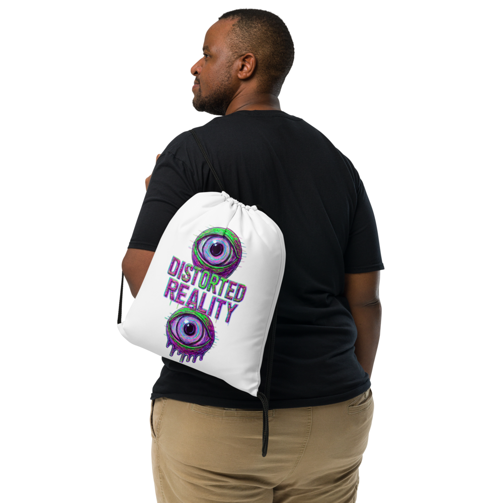 Distorted Reality™ Drawstring Bag - Image 7