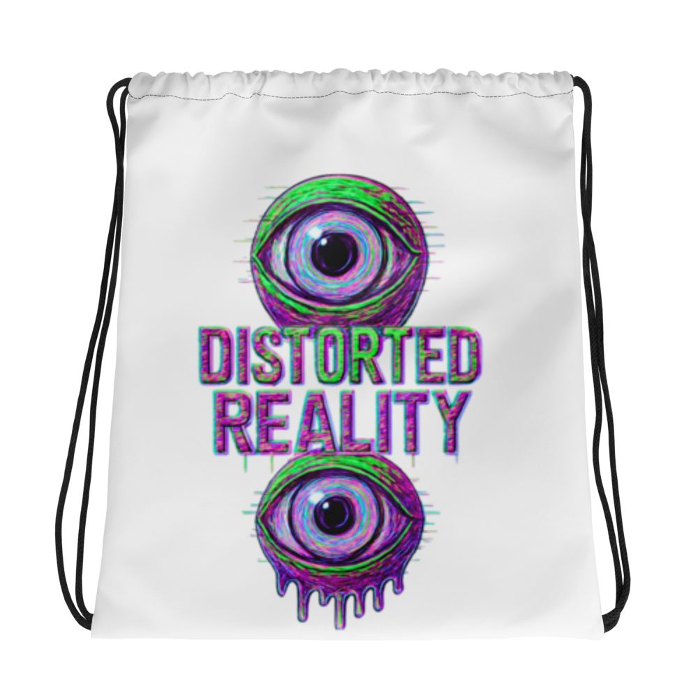Distorted Reality™ Drawstring Bag - Image 8