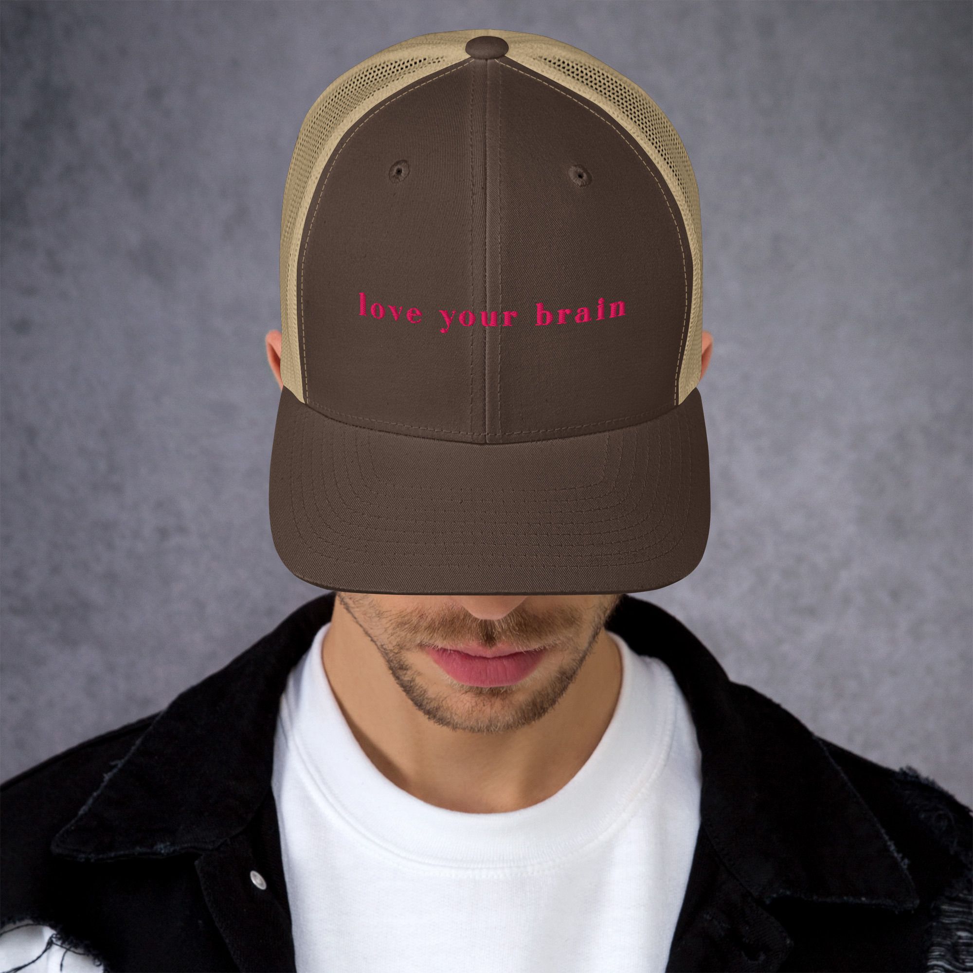 Love Your Brain™ Trucker Cap - Image 61