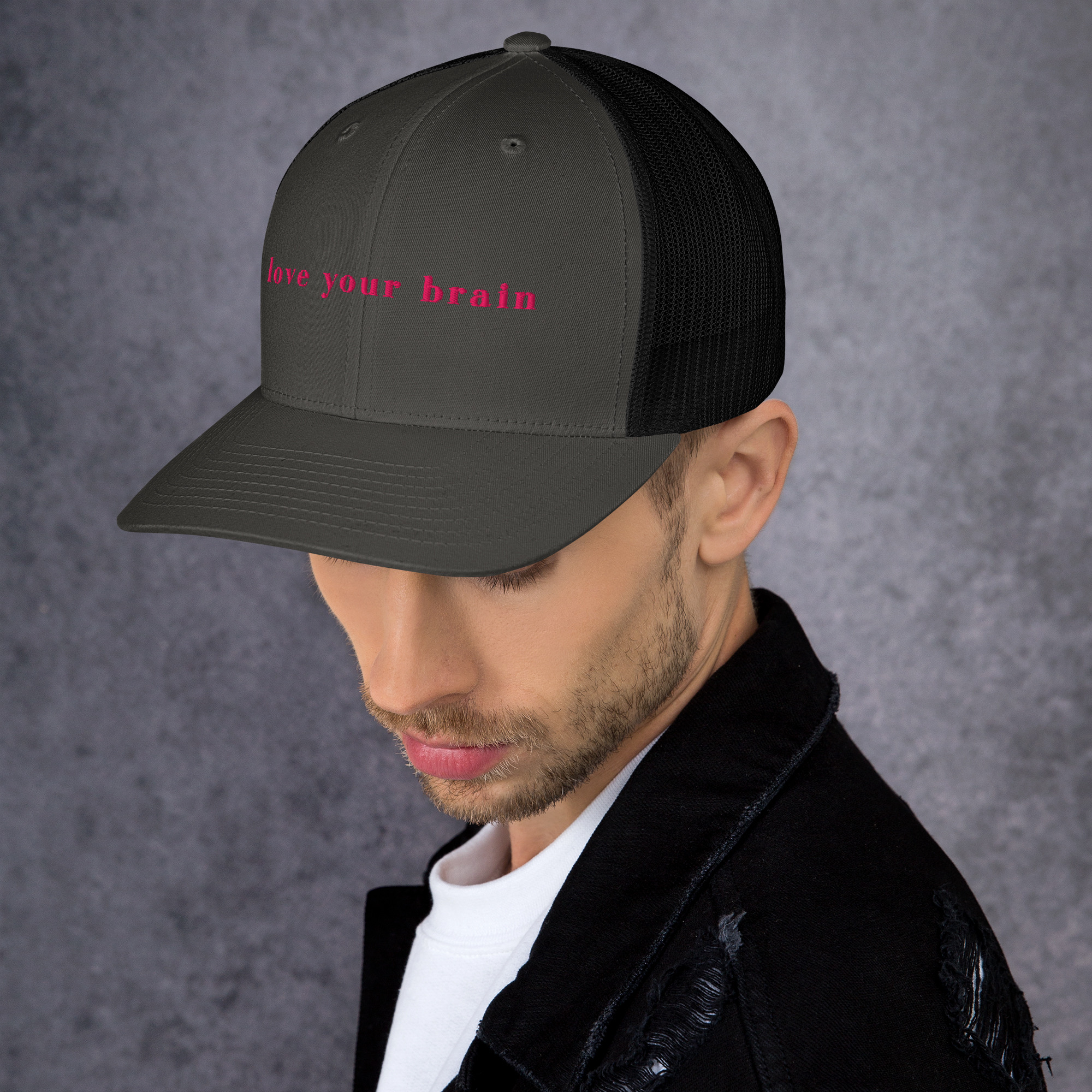 Love Your Brain™ Trucker Cap - Image 7