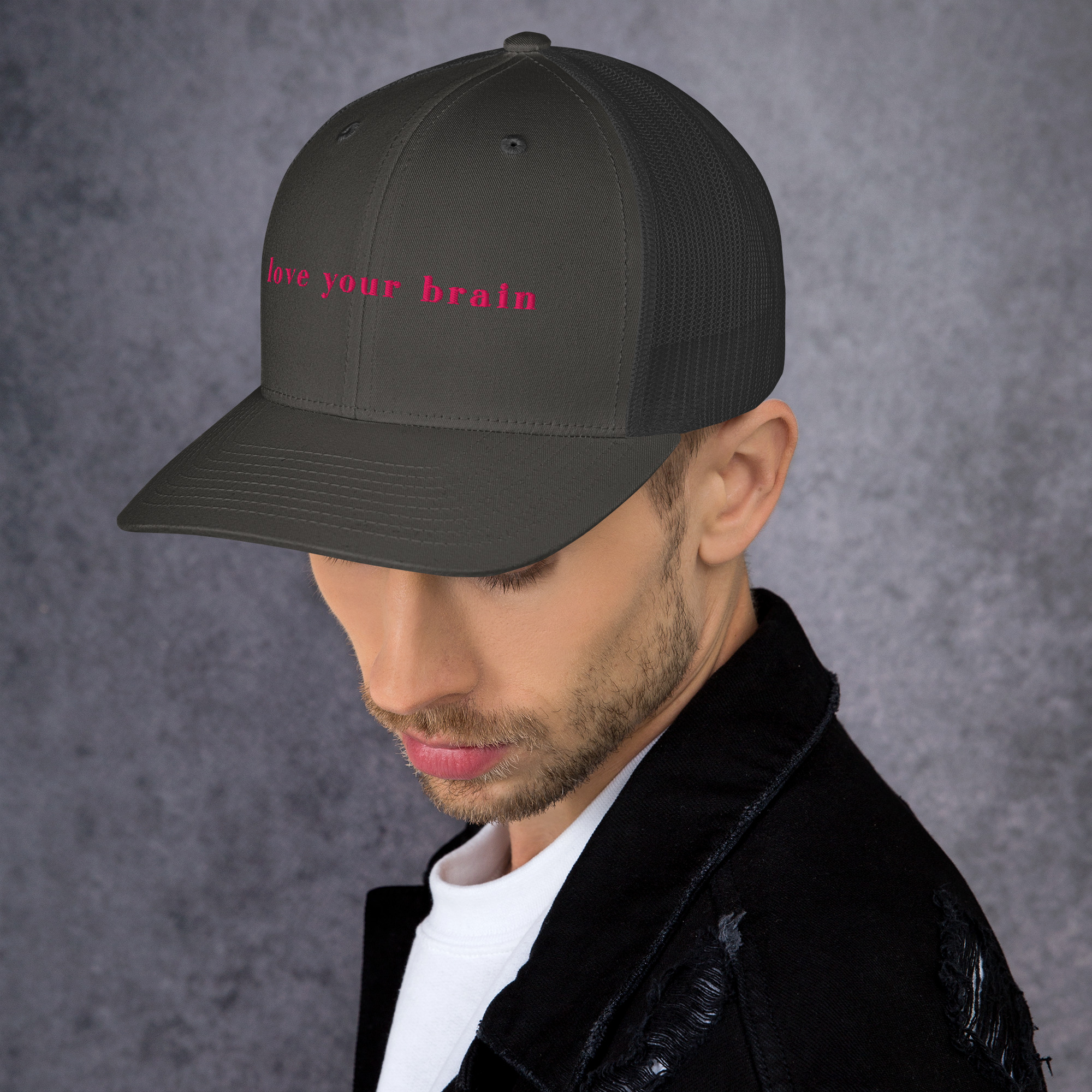 Love Your Brain™ Trucker Cap - Image 53