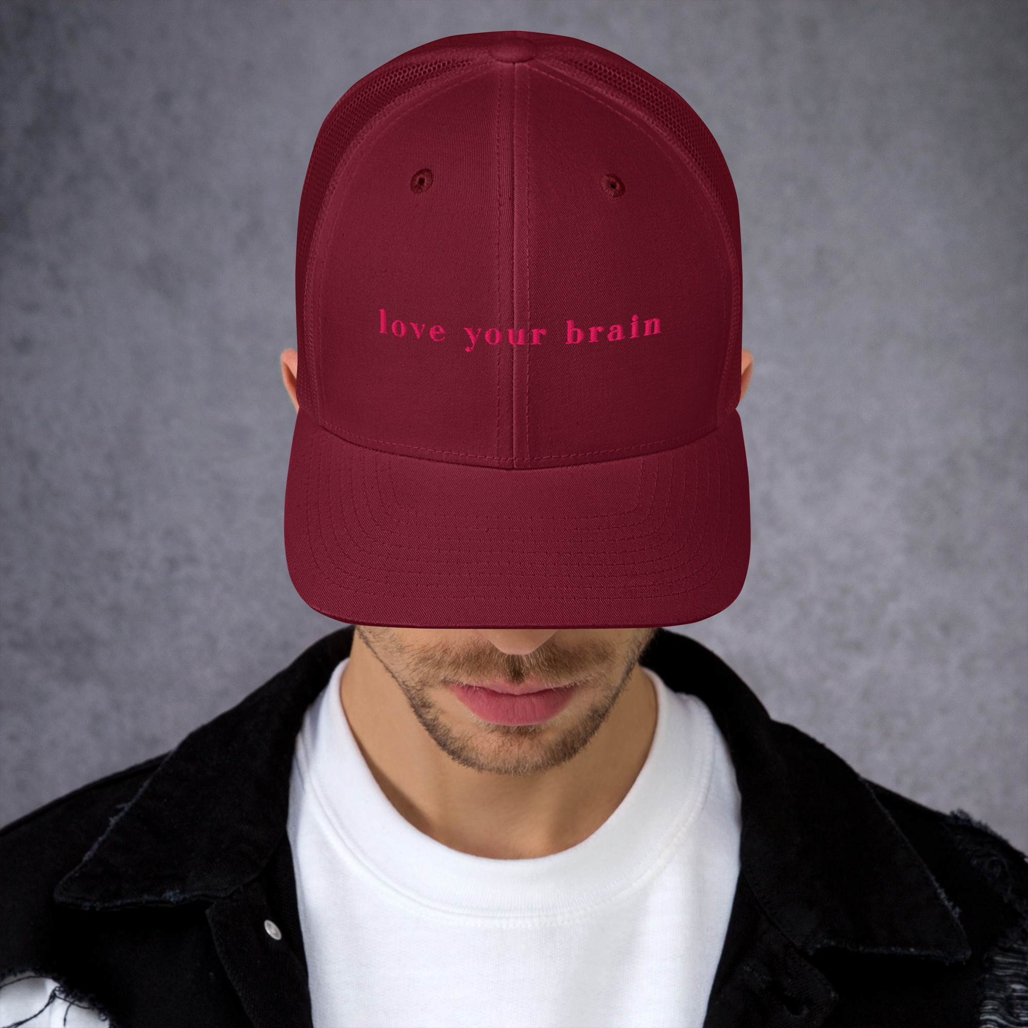 Love Your Brain™ Trucker Cap - Image 55
