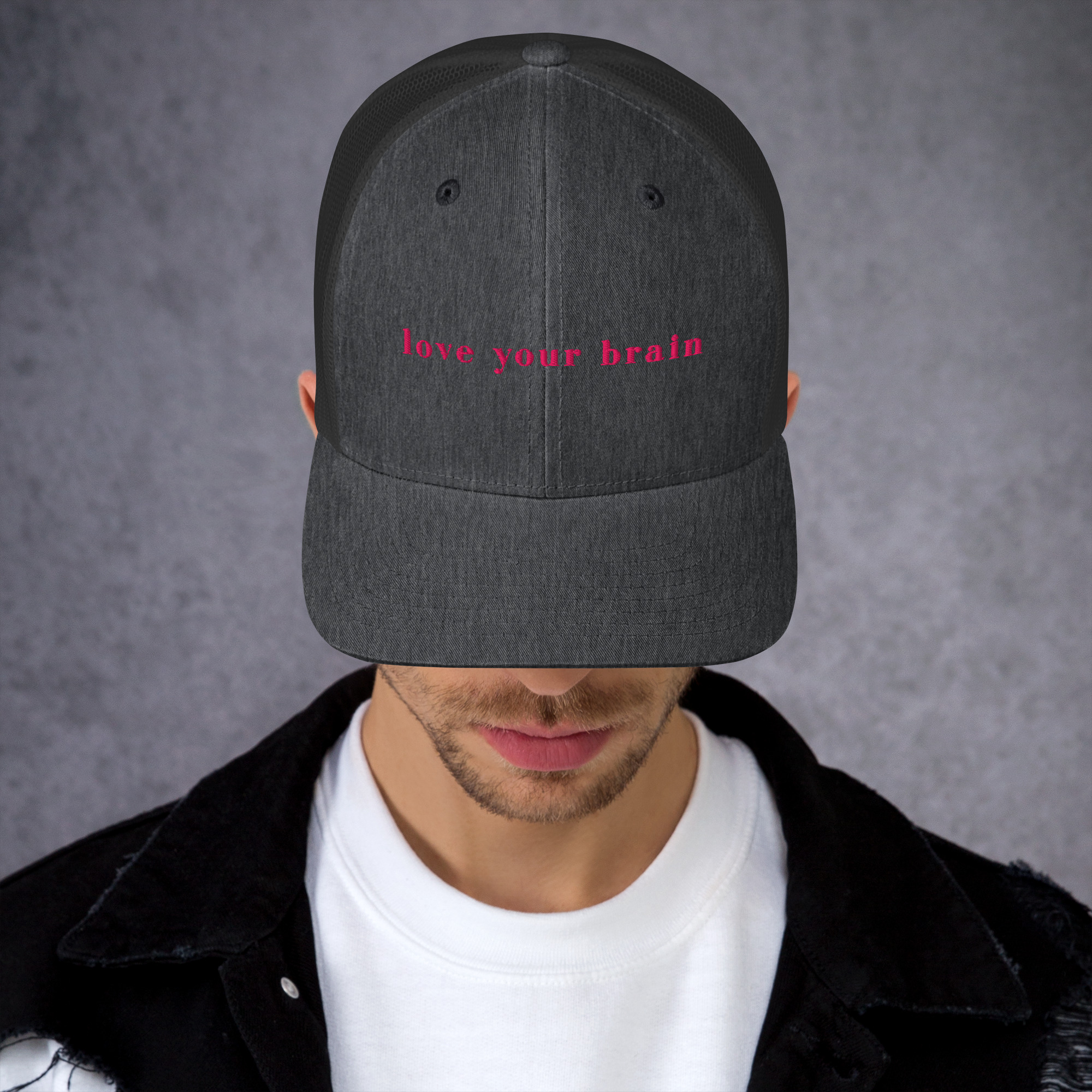 Love Your Brain™ Trucker Cap - Image 64
