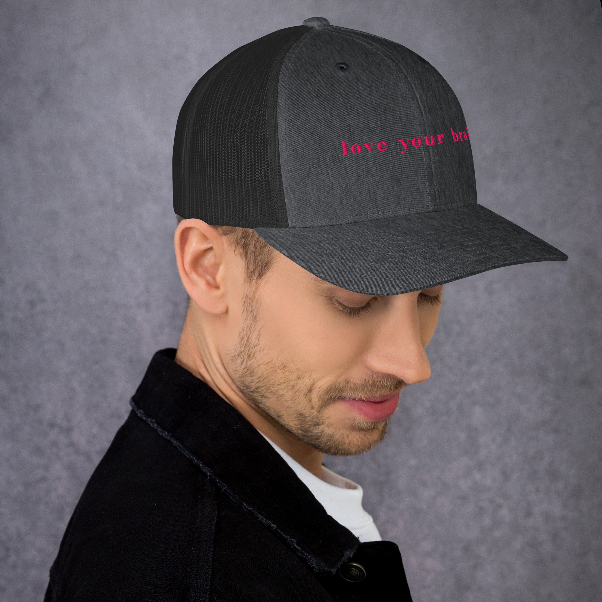 Love Your Brain™ Trucker Cap - Image 66