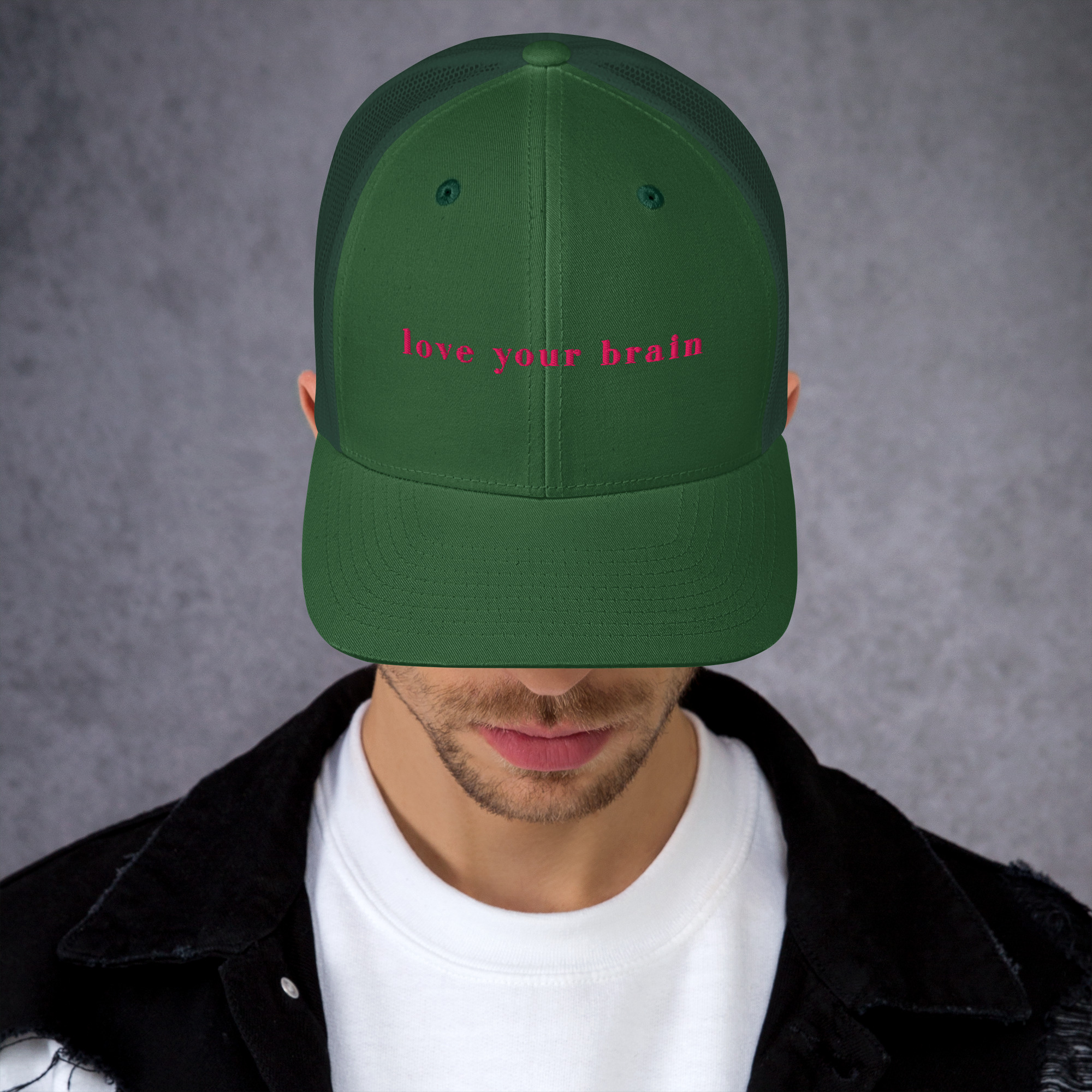 Love Your Brain™ Trucker Cap - Image 67
