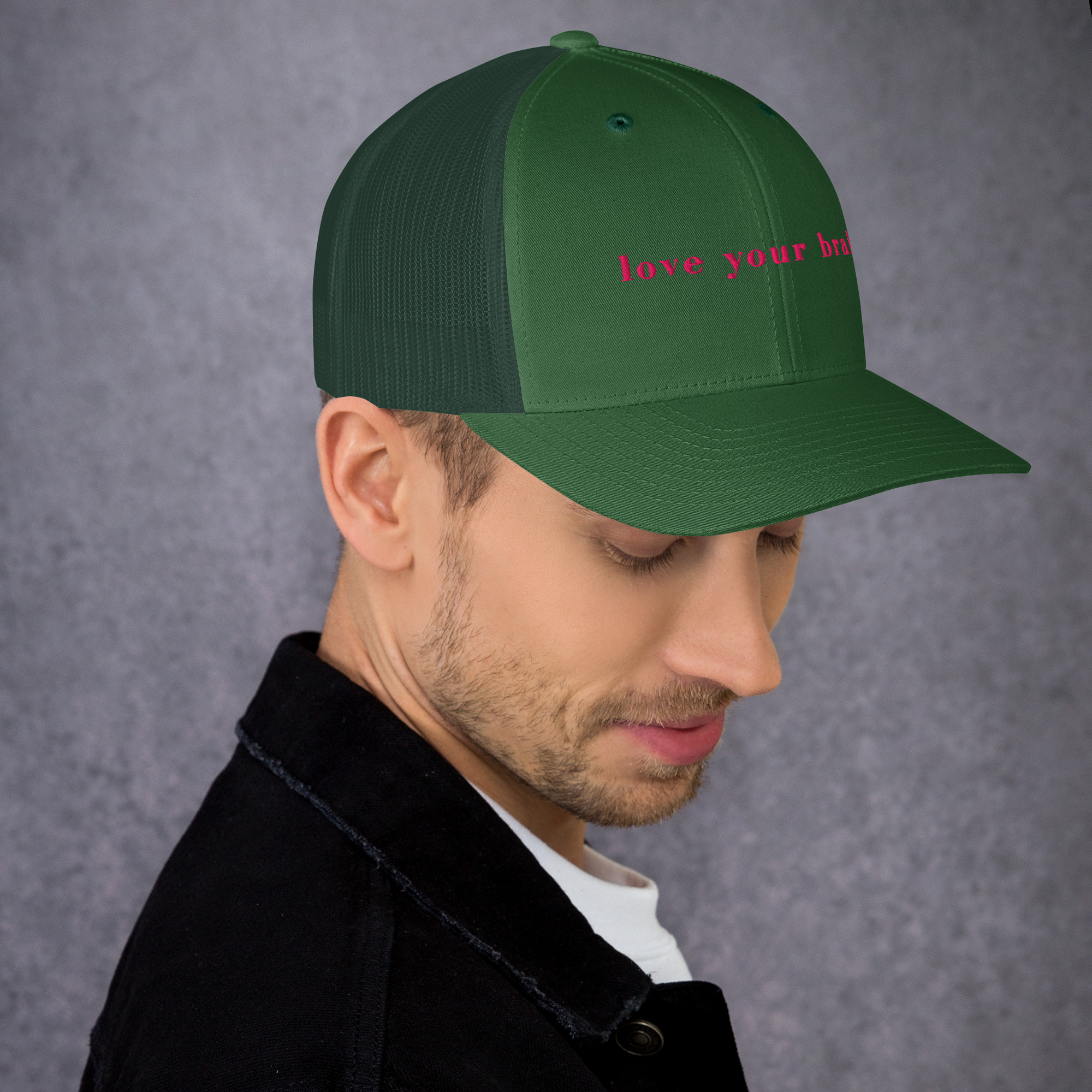 Love Your Brain™ Trucker Cap - Image 69