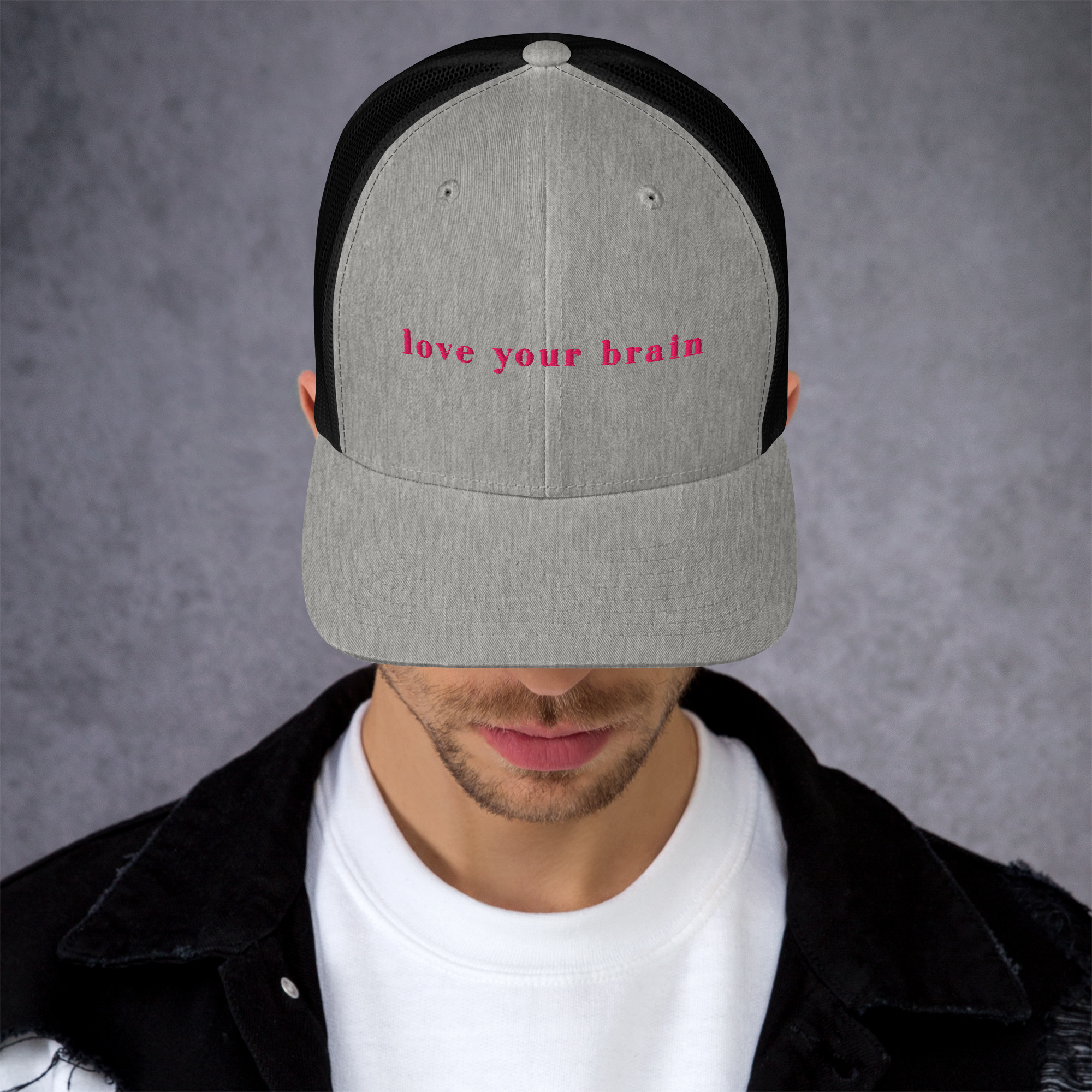 Love Your Brain™ Trucker Cap - Image 79