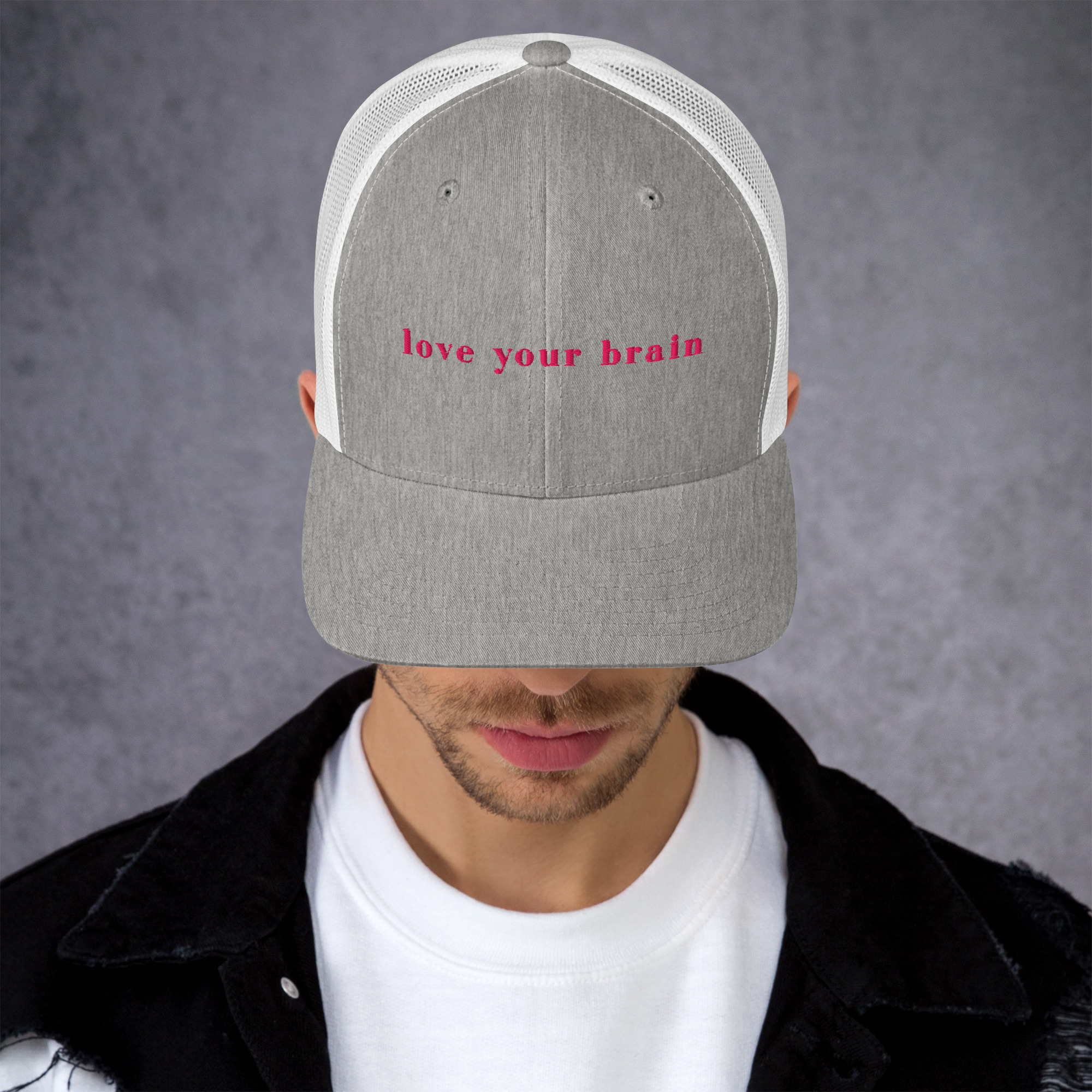 Love Your Brain™ Trucker Cap - Image 82