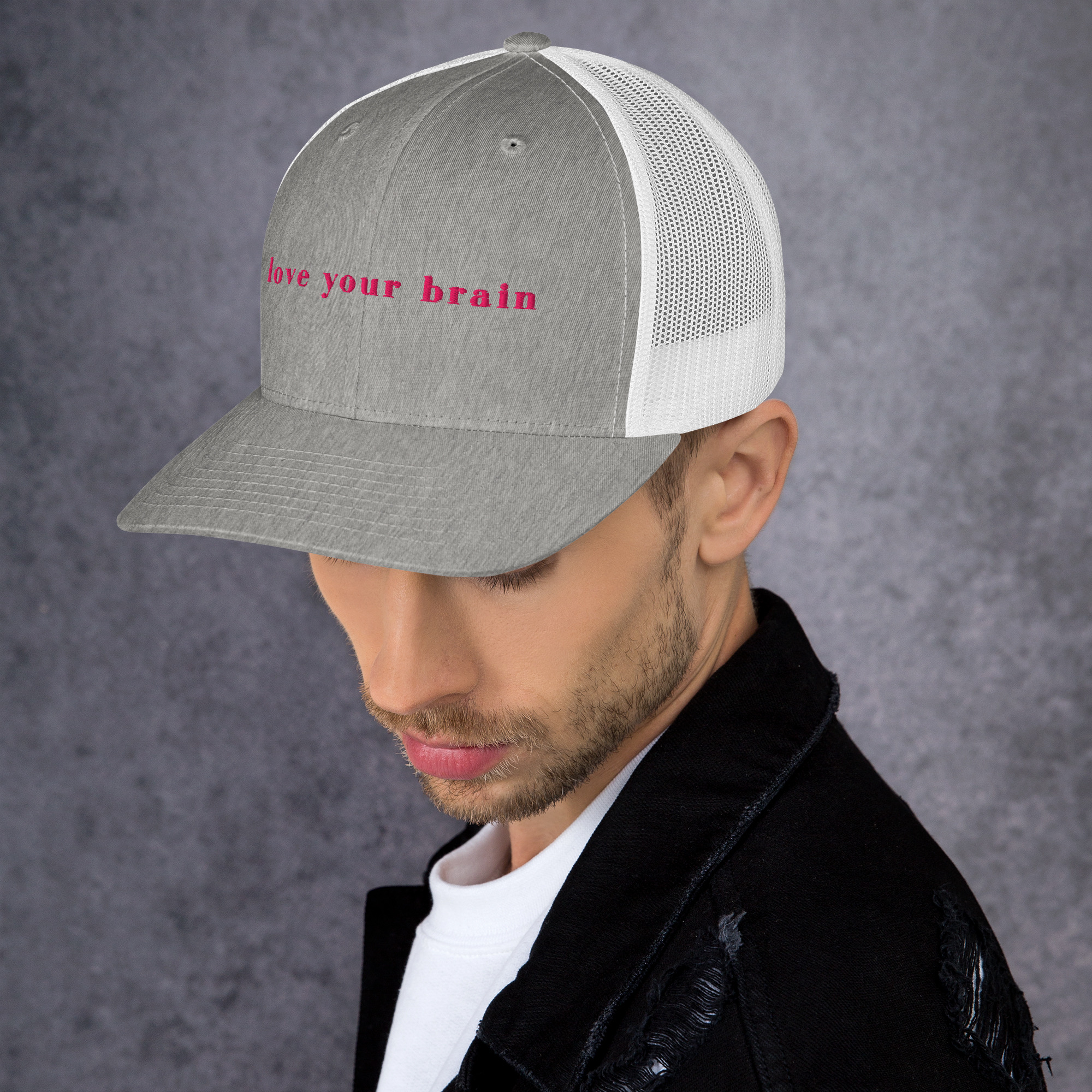 Love Your Brain™ Trucker Cap - Image 83