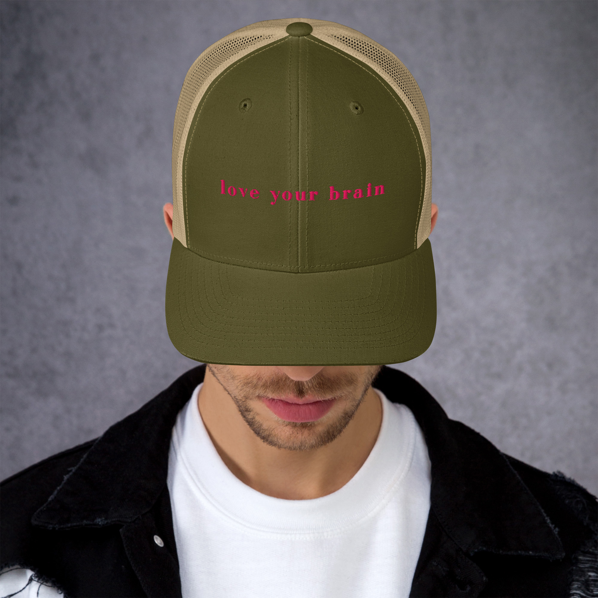 Love Your Brain™ Trucker Cap - Image 91