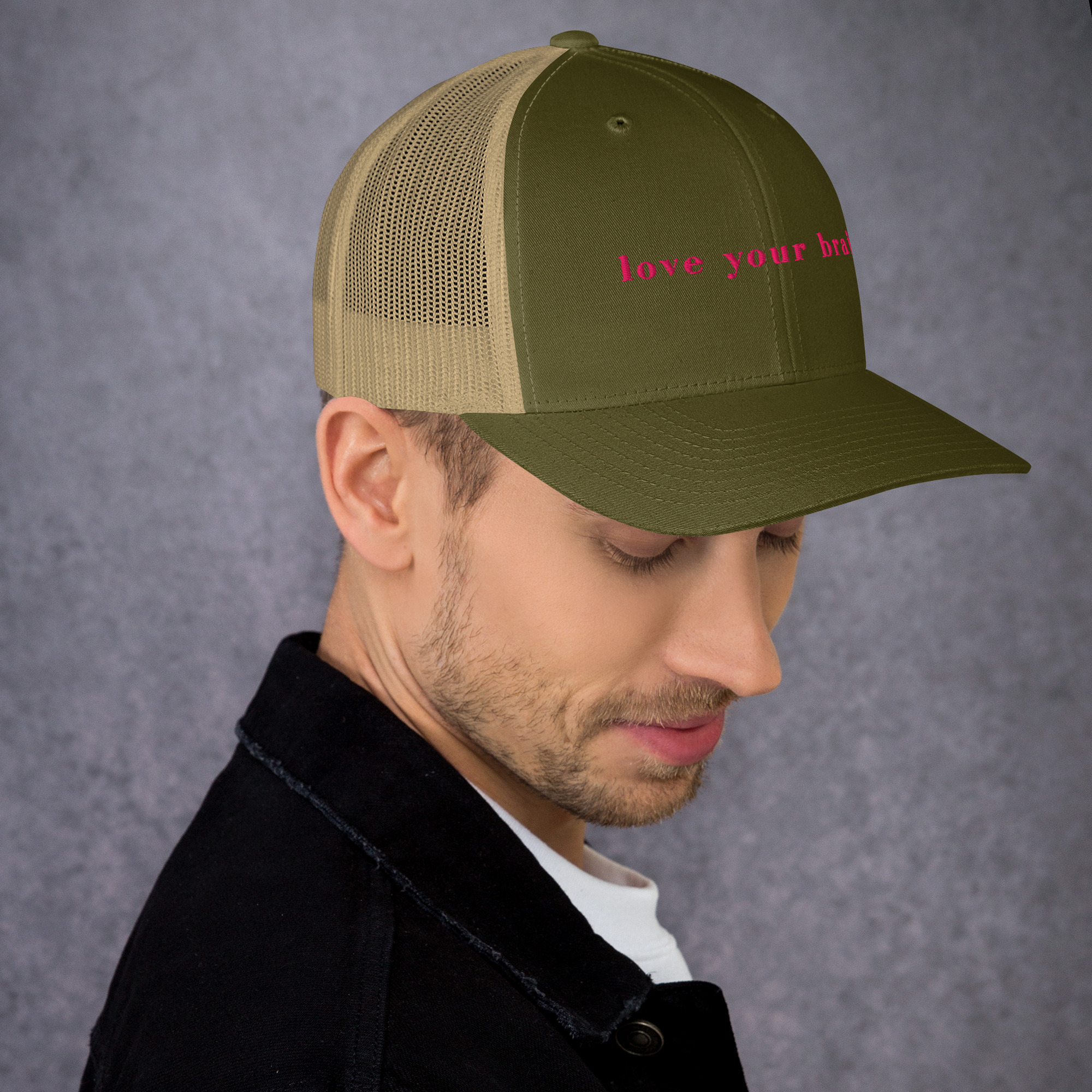 Love Your Brain™ Trucker Cap - Image 93