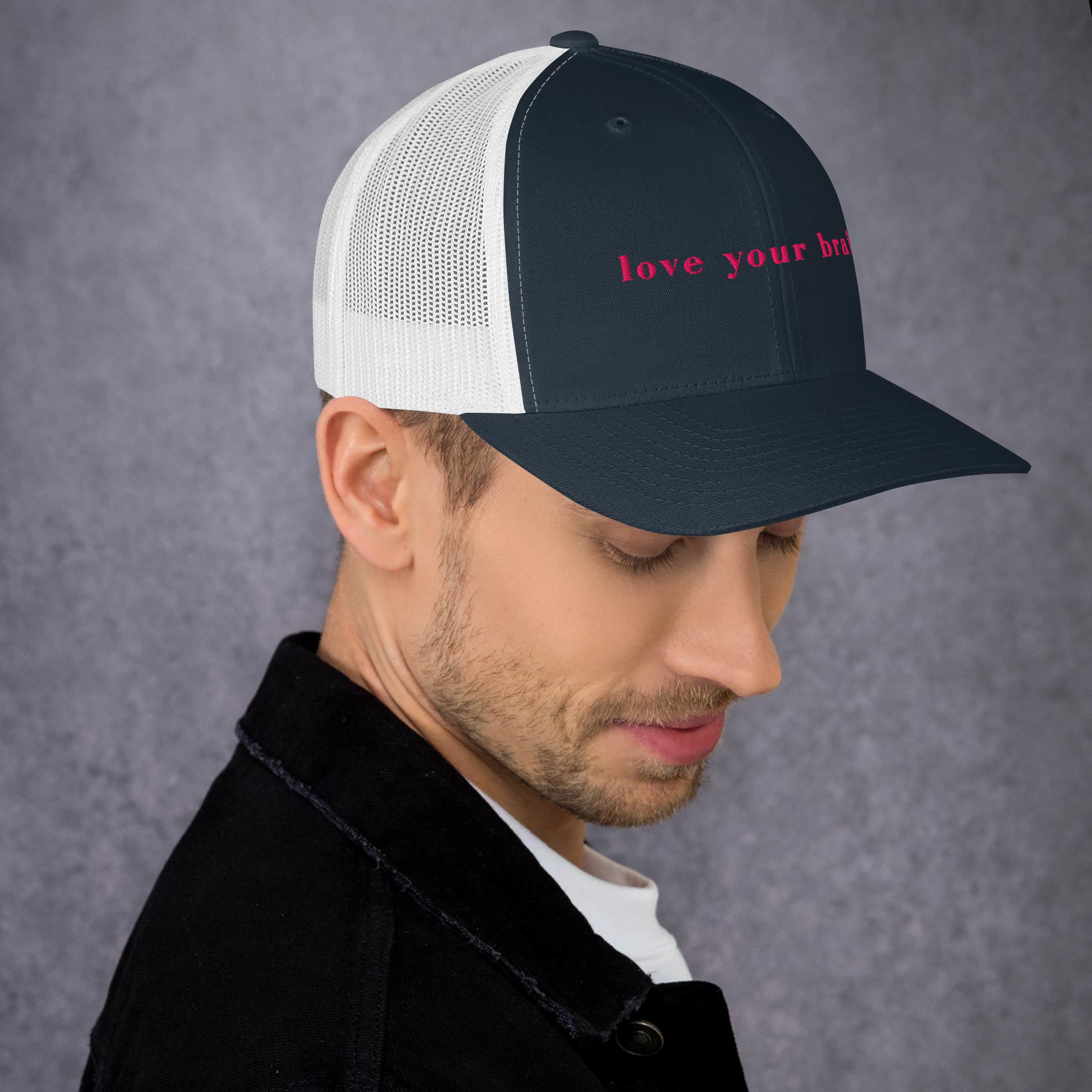 Love Your Brain™ Trucker Cap - Image 6
