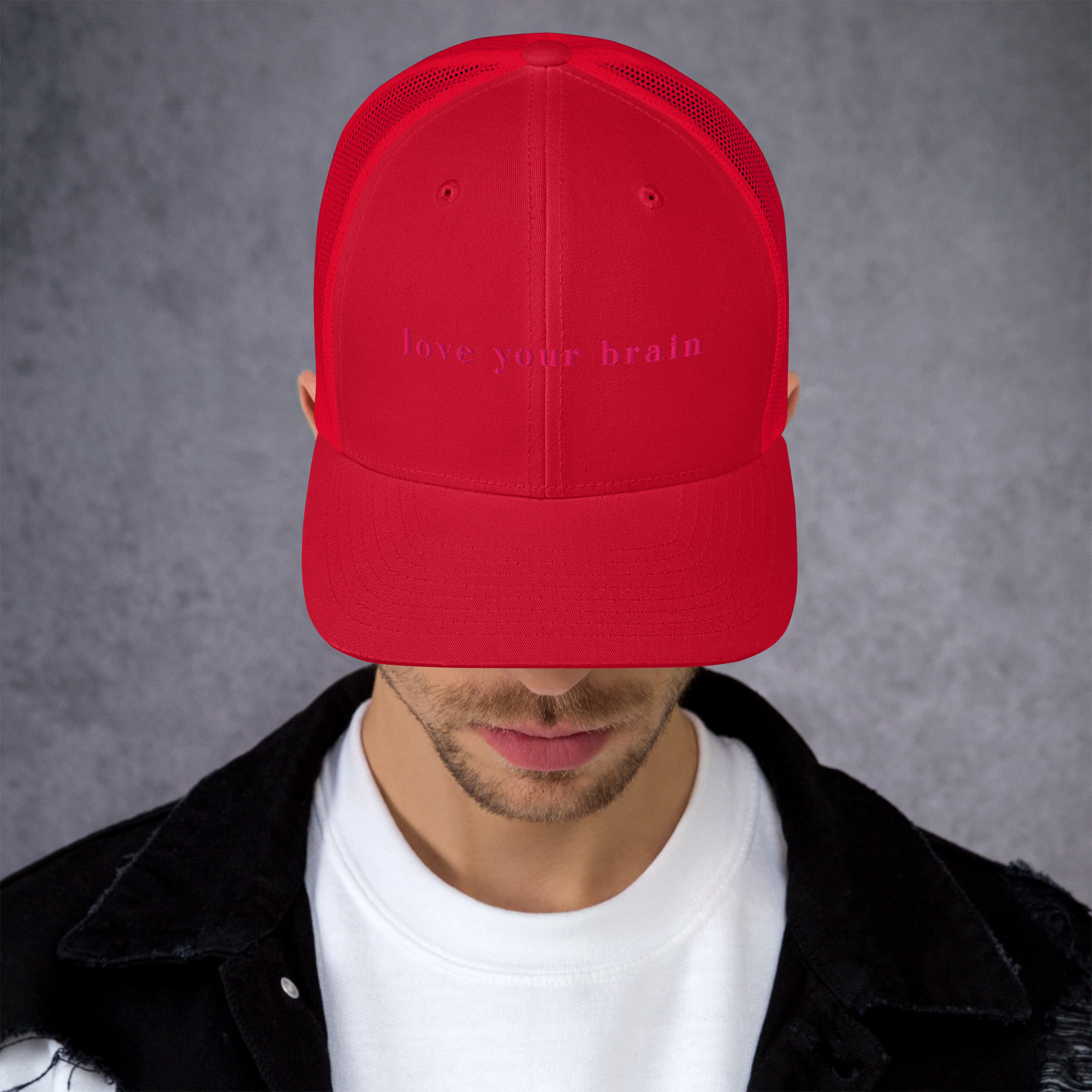 Love Your Brain™ Trucker Cap - Image 58