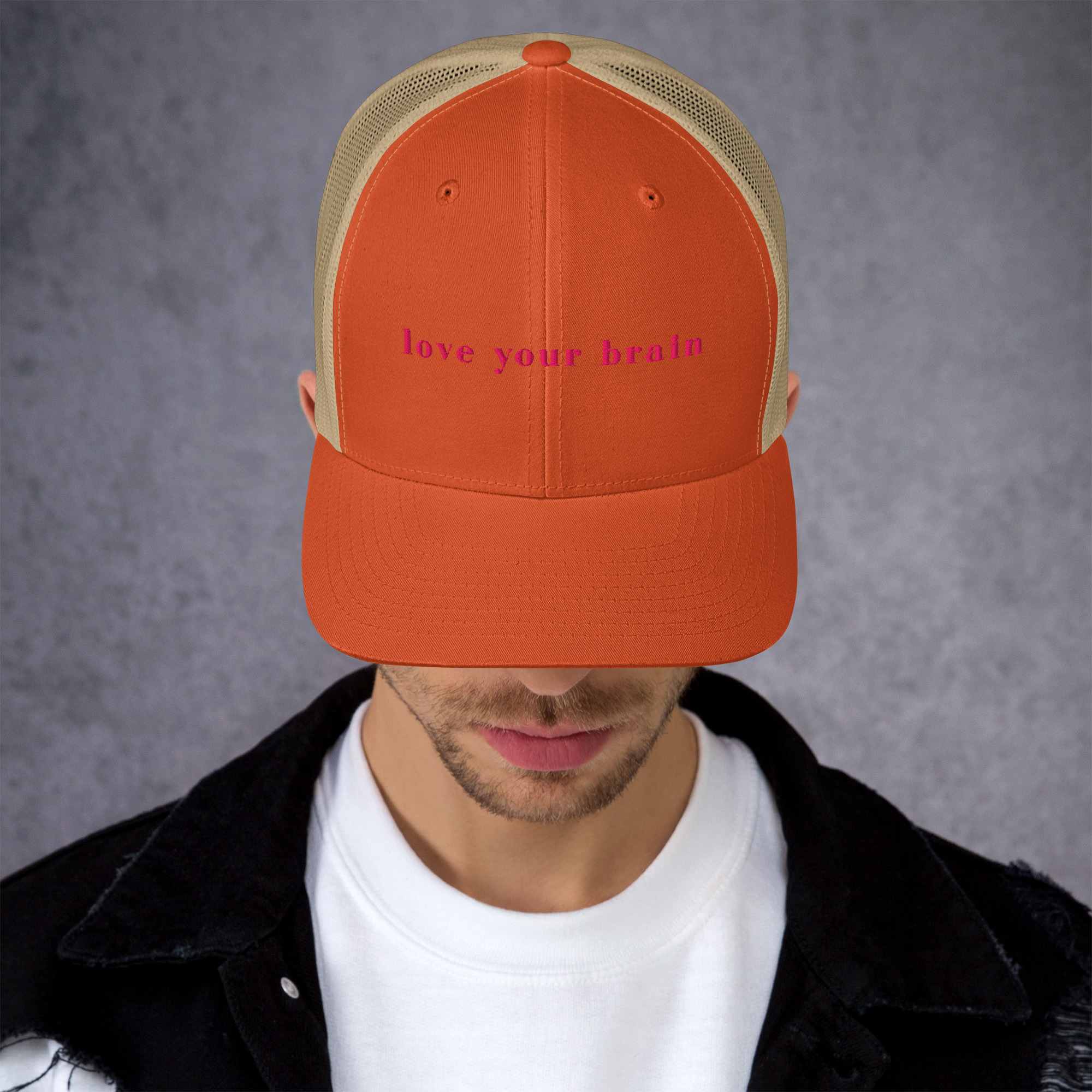 Love Your Brain™ Trucker Cap - Image 73
