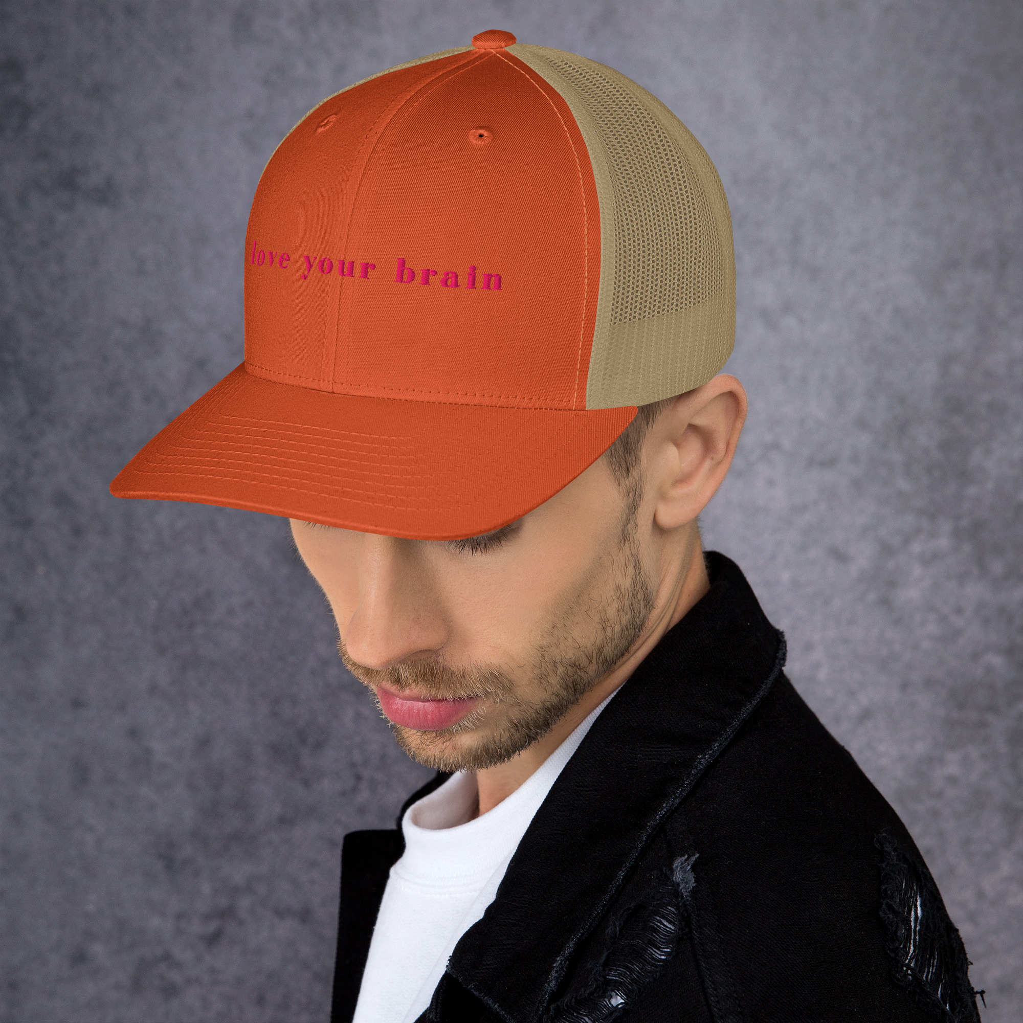 Love Your Brain™ Trucker Cap - Image 74