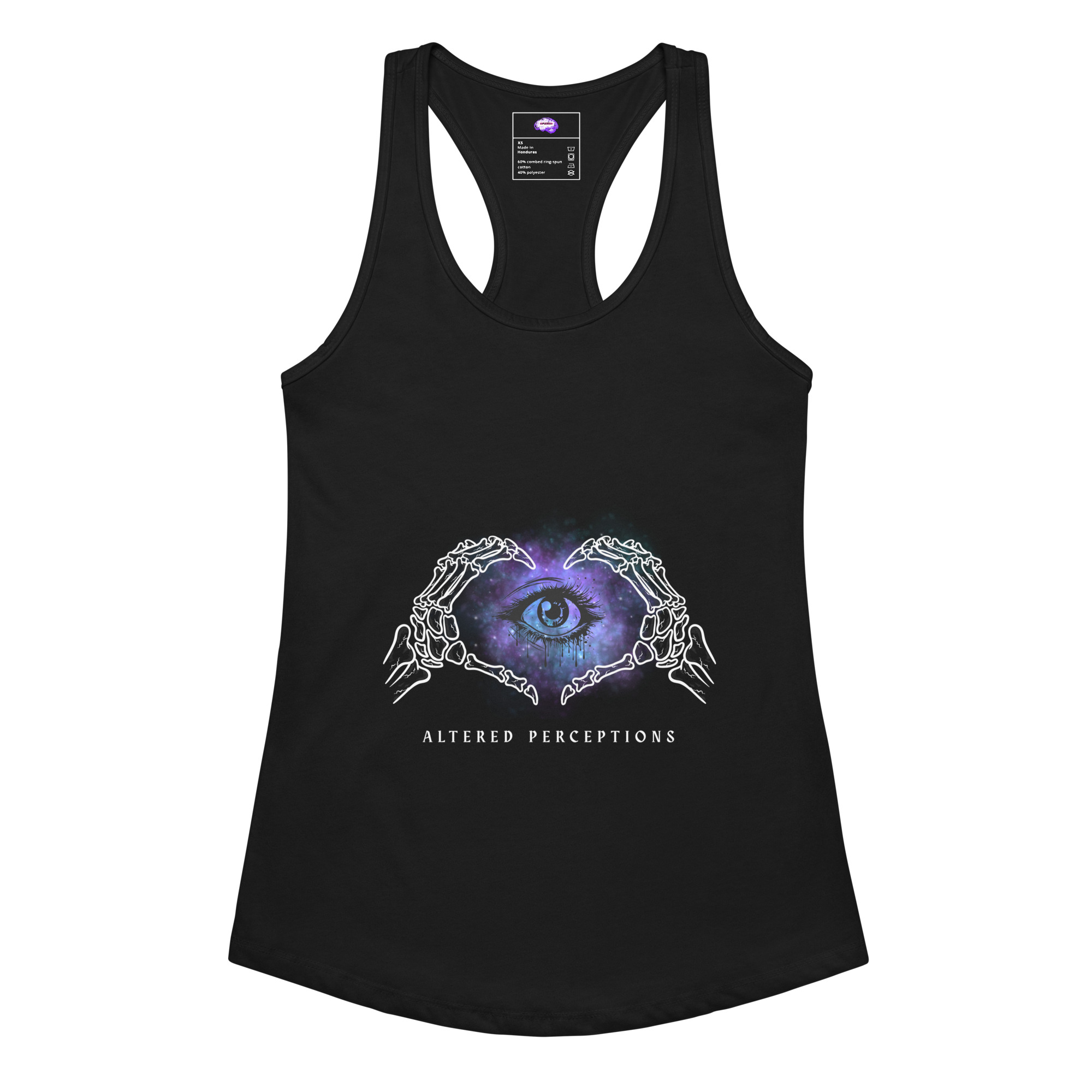 Altered Perceptions™ Women's Fitted Racerback Tank Top – Black Edition