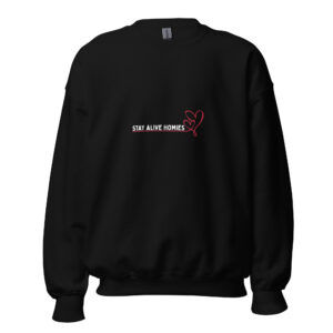 Stay Alive Homies™ — Black Signature Sweatshirt